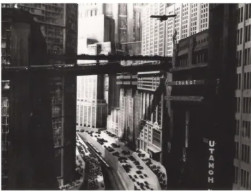 Figura 2 - Referência aos “Fluxos Urbanos” citados acima; fotografia do filme Metrópolis, de Fritz Lang 