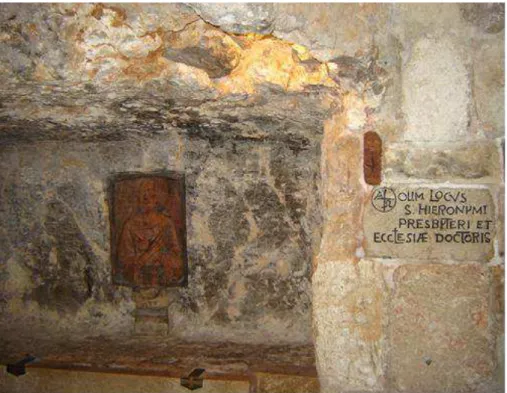 Figura  5:  Gruta  onde  viveu  São  Jerônimo  em  Belém,  local  em  que  traduziu  a  Bíblia
