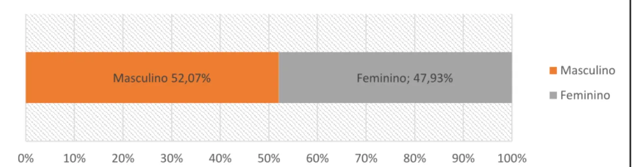 Gráfico 1. Identidade de gênero dos estudantes.  