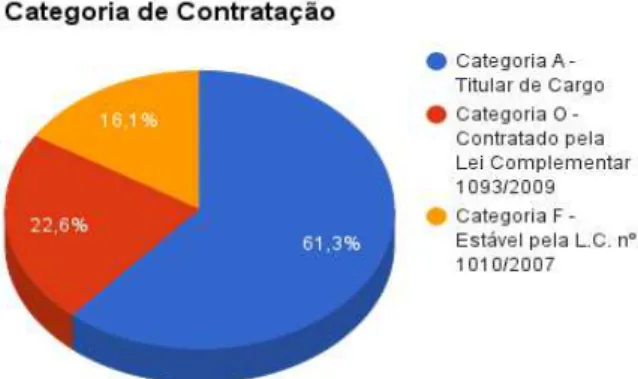 Gráfico 2 – Categoria de Contratação 