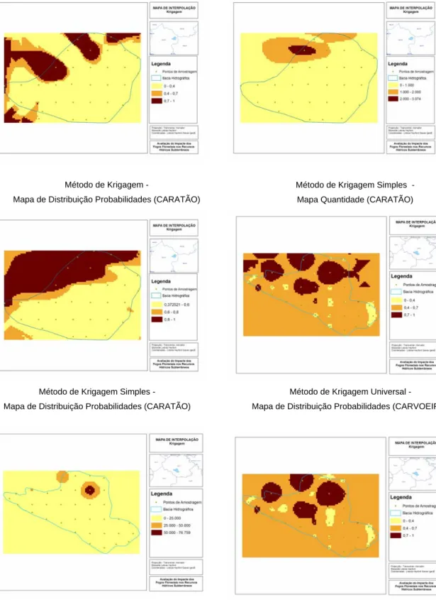 Mapa de Distribuição Probabilidades (CARVOEIRO) 