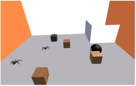 Figure 6 – VR environment in the 2nd level 