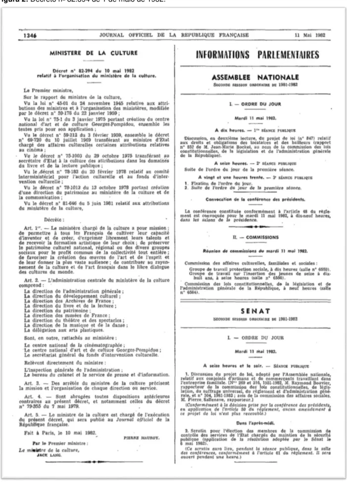 Figura 2: Decreto n o  82.394 de 1 de maio de 1982. 