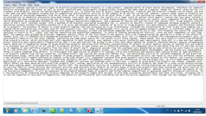 FIGURA 4: BRAZIL_CHEMISTRY_1 EM TXT 