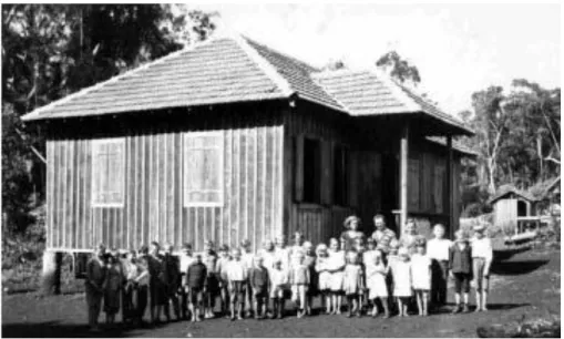 Figura 1. Escola Alemã do Heimtal, em 1931  Fotografia: Theodor Preising 