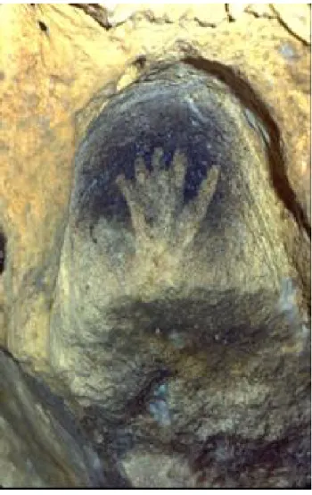 Fig. 3.19 – Mão negra do santuário de Gargas 
