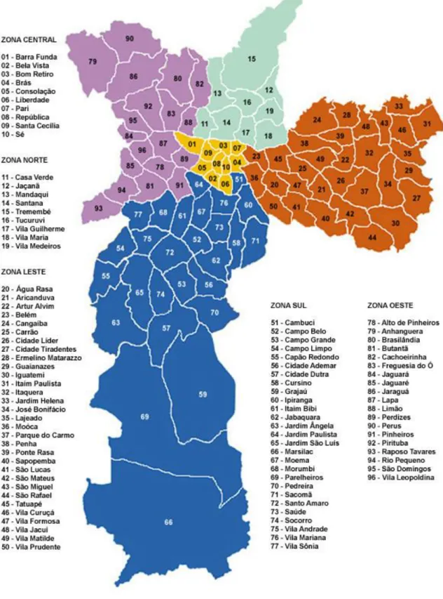 Figura 2 - Mapa da Cidade de São Paulo  –  região de Heliópolis - legenda 71 