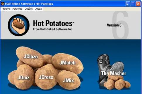 Figura 2.6 – Aspecto da ferramenta Hot Potatoes