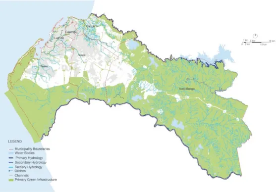 Figure 10. Luanda Metropolitan green infrastructure. 