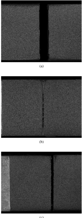 Figura 17 - Aspecto macroscópico da fractura dos provetes dos ensaios de tracção: (a)           2015; (b)  Express TO 50; (c) Prefere 4535