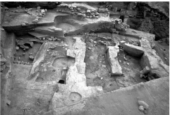 Figure 10  Arslantepe, period VII. The so-called “column building” viewed from the north (Frangipane, 2013) 