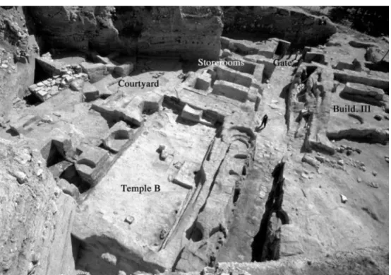 Figure 13 Arslantepe. Temple B and the eastern sectors of the palace complex viewed from the north (Frangipane, 2013)