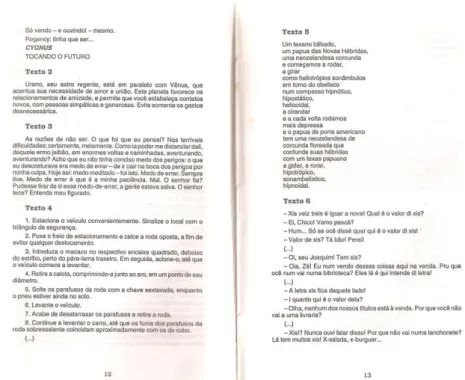 Figura 3: Capítulo 1  –  Apresentação dos gêneros do discurso (1992, p. 11). 