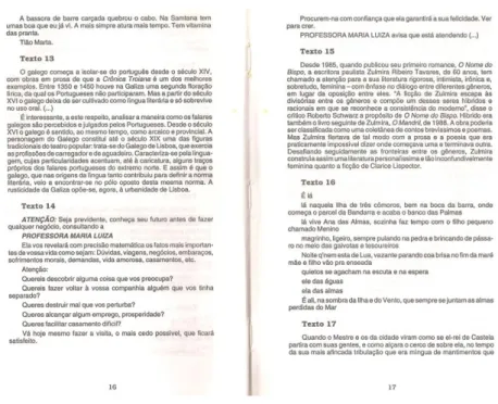 Figura 5: Capítulo 1  –  Apresentação dos gêneros do discurso (1992, p. 14-15). 