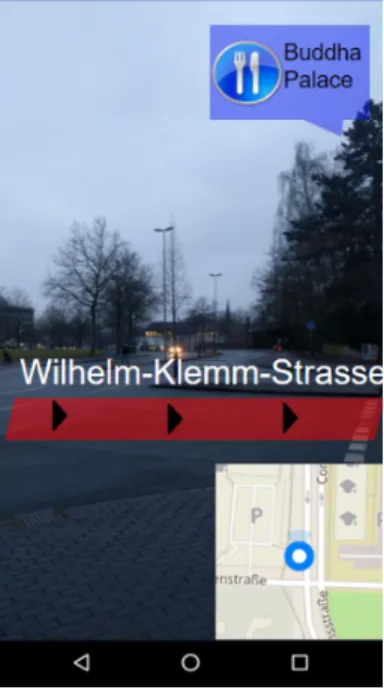 Figure 5: Augmented Reality View