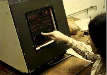 Figure 56 – PLATO IV station with touch-sensitive  plasma display 