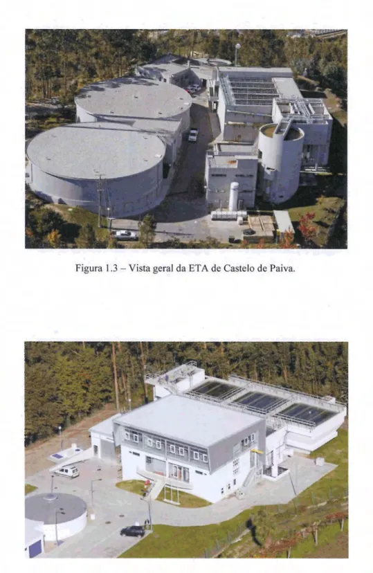 Figura 1.3  -  Vista geral da ETA de Castelo de Paiva. 