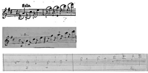 Figura 18 - L. v. Beethoven – Concerto em Ré maior - 1º andamento  (cc.89 e 90) 