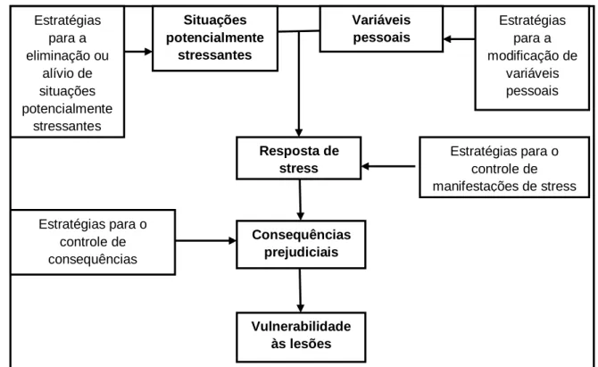 Figura 3 - Modelo de vulnerabilidade às lesões desportivas, Buceta (1996)