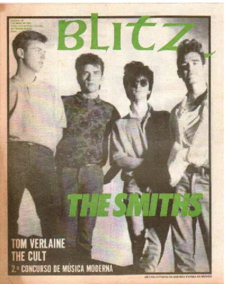 Fig. 1: Capa do jornal BLITZ de 7 de maio de 1985. 