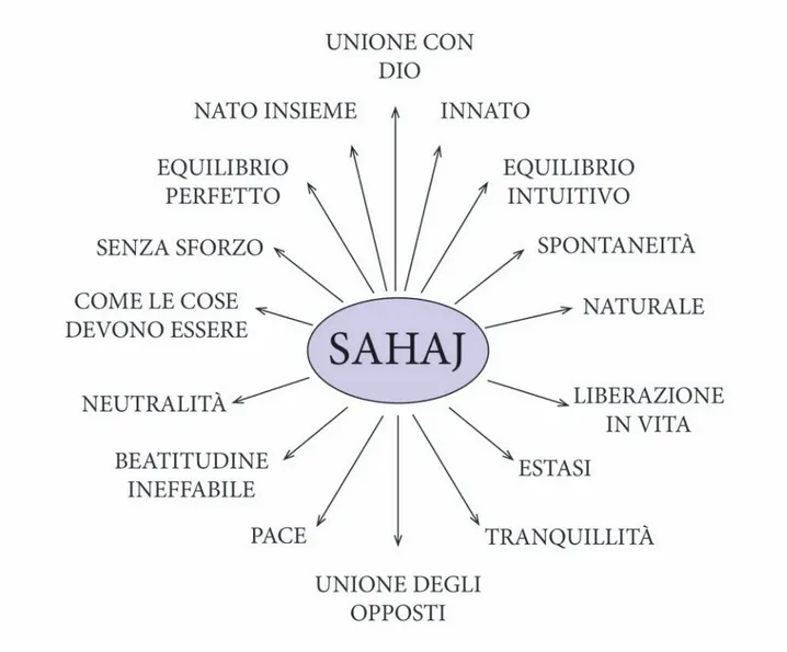 Tabella 3. Le connotazioni del termine sahaj utilizzate nel libro sacro. 