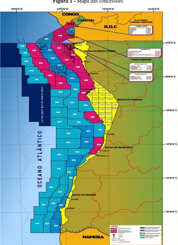 Figura 1 - Mapa das concessões 