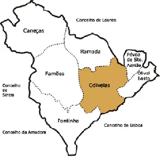 Figura 6 - Mapa do Concelho de Odivelas