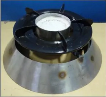 Figure 7. The surface stabilized burner developed by Mujeebu et al. (2011c). 
