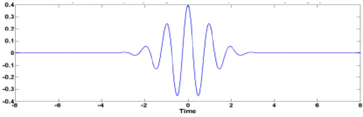 Figura 3.11: Wavelet típica.