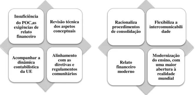 Figura 4 - Principais razões que conduziram à criação do SNC 