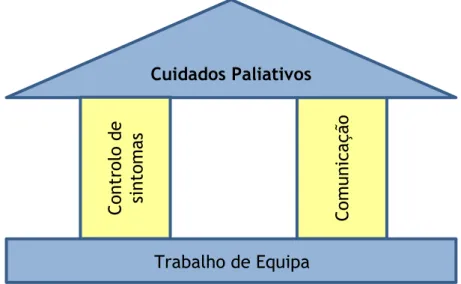 Figura 2: Representação das áreas-chave dos Cuidados Paliativos 