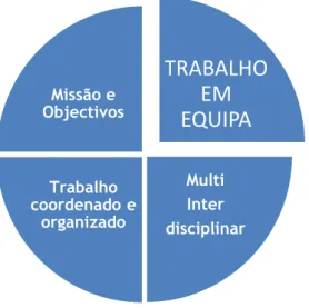 Figura 5 - Fundamentos do trabalho em equipa em cuidados paliativos 