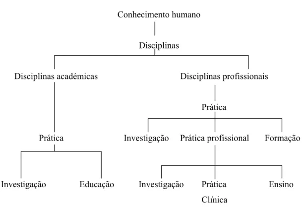 Figura 3  -  Áreas de interesse das disciplinas 