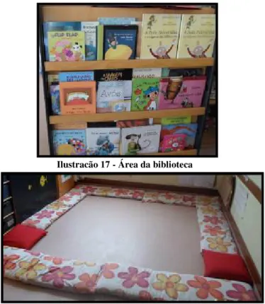 Ilustração 17 - Área da biblioteca 