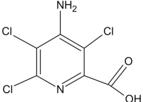 Figure 1 - Picloram: structural formula.