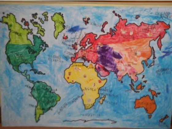 Fotografia 15. Mapa-Mundo. 