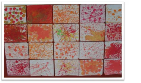 Fig. 3- Exposição dos trabalhos de pintura com berlinde 