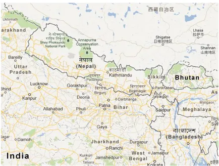 Figura 2. Mapa do Nepal 