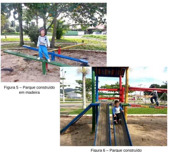 Figura 5 – Parque construído  em madeira 