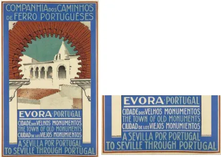 figura 11.  Pormenor de Cartaz  de Alberto Sousa,  Companhia  dos Caminhos de Ferro  Portugueses , (1930) (Estados  Unidos, Pinterest, [s.d], [s.p.])