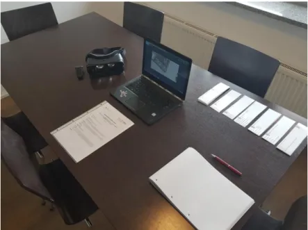 Figure 9 –User Study setup  