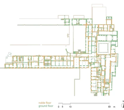 Fig. 8  Superimposition of the two plans under study (2012).