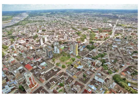 Fig. 27 - Vista Panorâmica do centro da cidade de Villavicencio. 