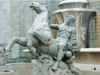 Fig. 5 – Fonte Luminosa, equestrian statue/