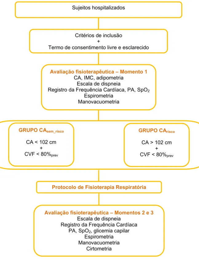 Figura 3 - Fluxograma do sequenciamento das etapas metodológicas do estudo. 