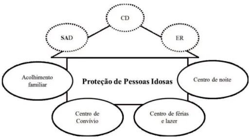 Figura 5  –  Proteção de Pessoas Idosas: valências 