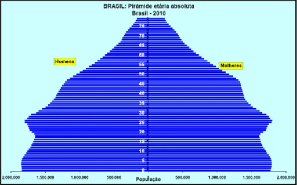 FIGURA 02: Estimativa da população brasileira para 2050. 