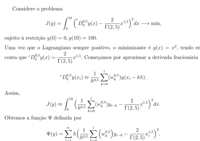 Figura 3.5: n = 10 Figura 3.6: n = 50
