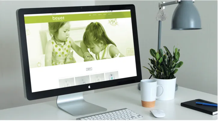 Fig. 47 Pré-visualização do Site da Bewee. Fonte: One to Four. (2015)