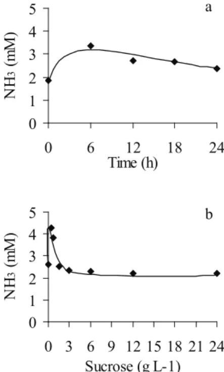 Figure 5. Double reciprocal plot of data presented in Figure 1b: 